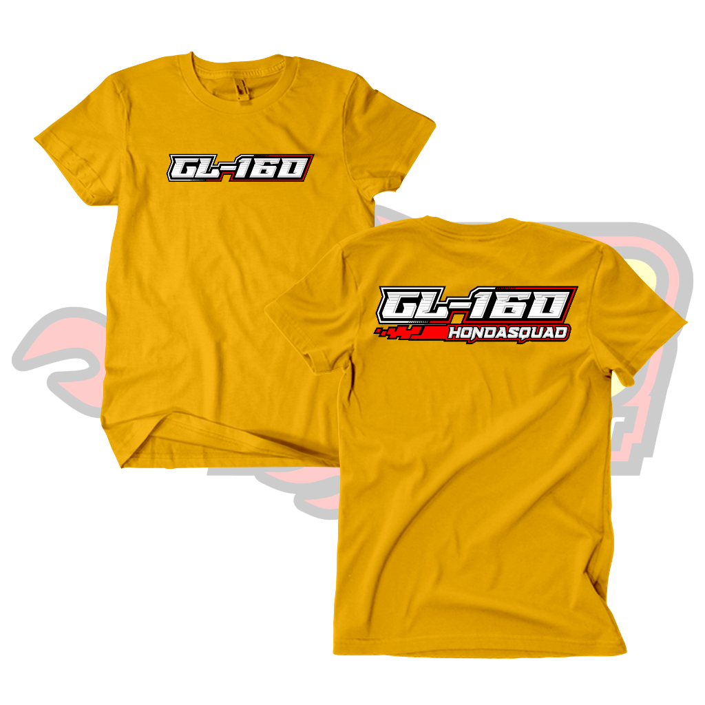 Baju Kaos GL 160 Honda Squad Katun Distro Sound Balap Blitar