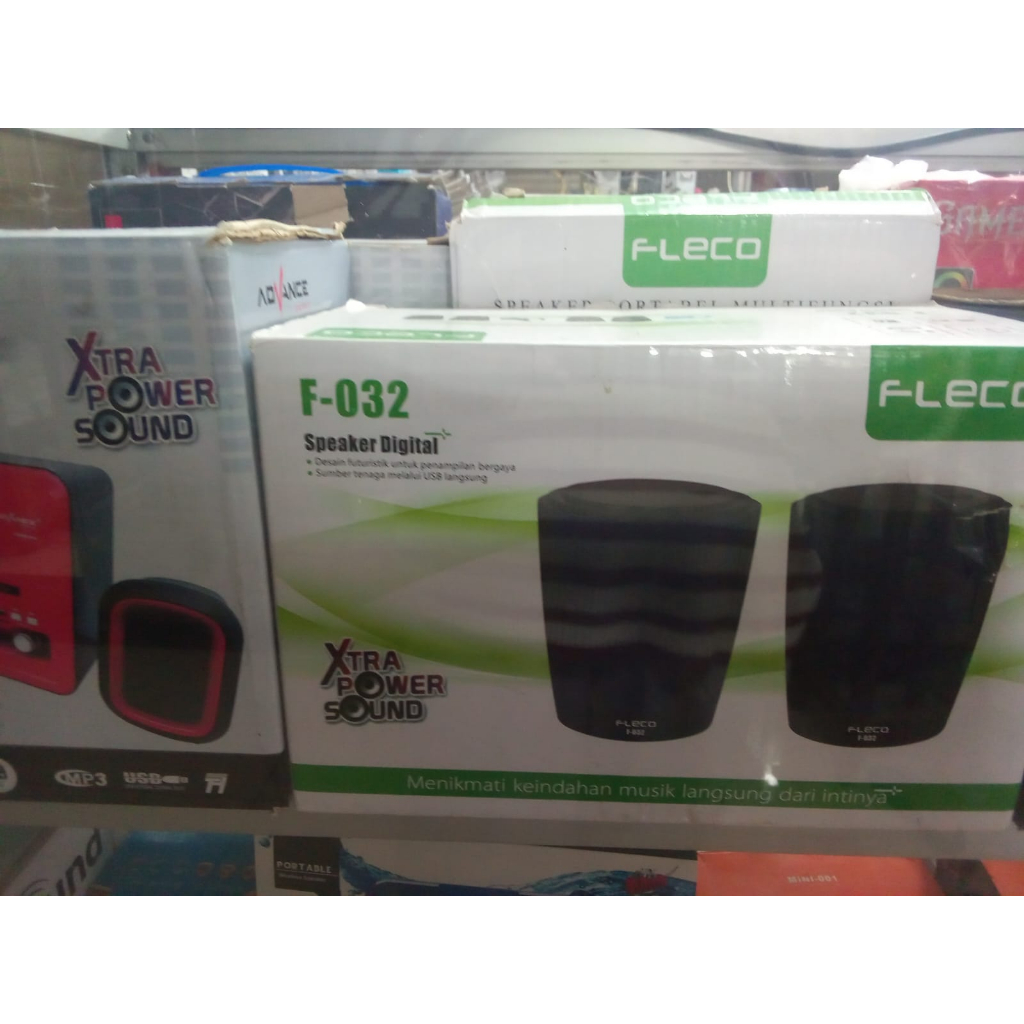 Speaker Aktif Fleco F-032 Komputer Hp Laptop Extra Power Sound BY.SULTAN