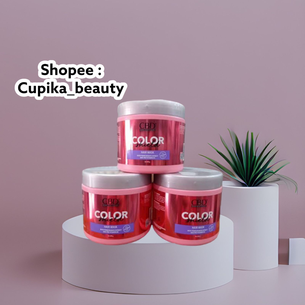 &lt;oi,x&gt; [color shield 500 gr] CBD Color Shield Hair Mask / Masker Rambut