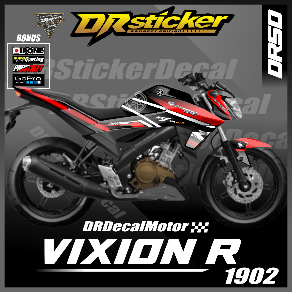 stiker decal custom stiker motor vixion r decal stiker vixion  stiker stiker motor stiker vixion r  