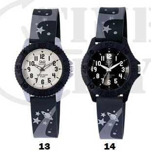 QQ QNQ Q&amp;Q Original  RUBBER BAND CHEERFUL STYLE Jam Tangan Anak Anti Air VQ96 Series Ori Kids Watch