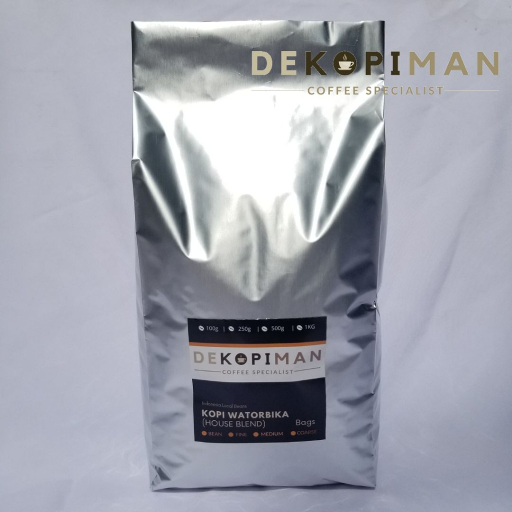 

KOPI ROBUSTA ARABIKA WATORBIKA BLEND 1Kg FRESH WANGI SEMERBAK GILING dan BIJI