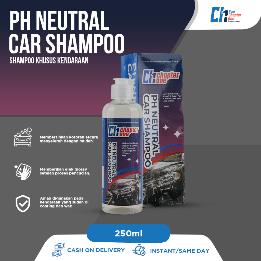 Chapter One PH Neutral Car Shampoo -  Sabun Cuci Mobil &amp; Motor