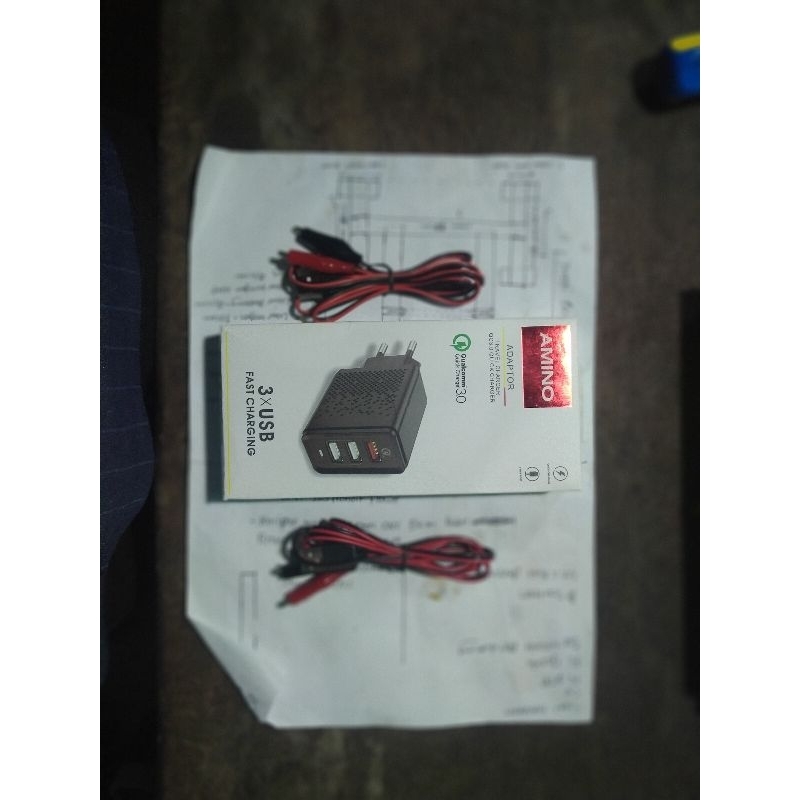 charger amino fashcharging 30w Qualcomm 3 port USB