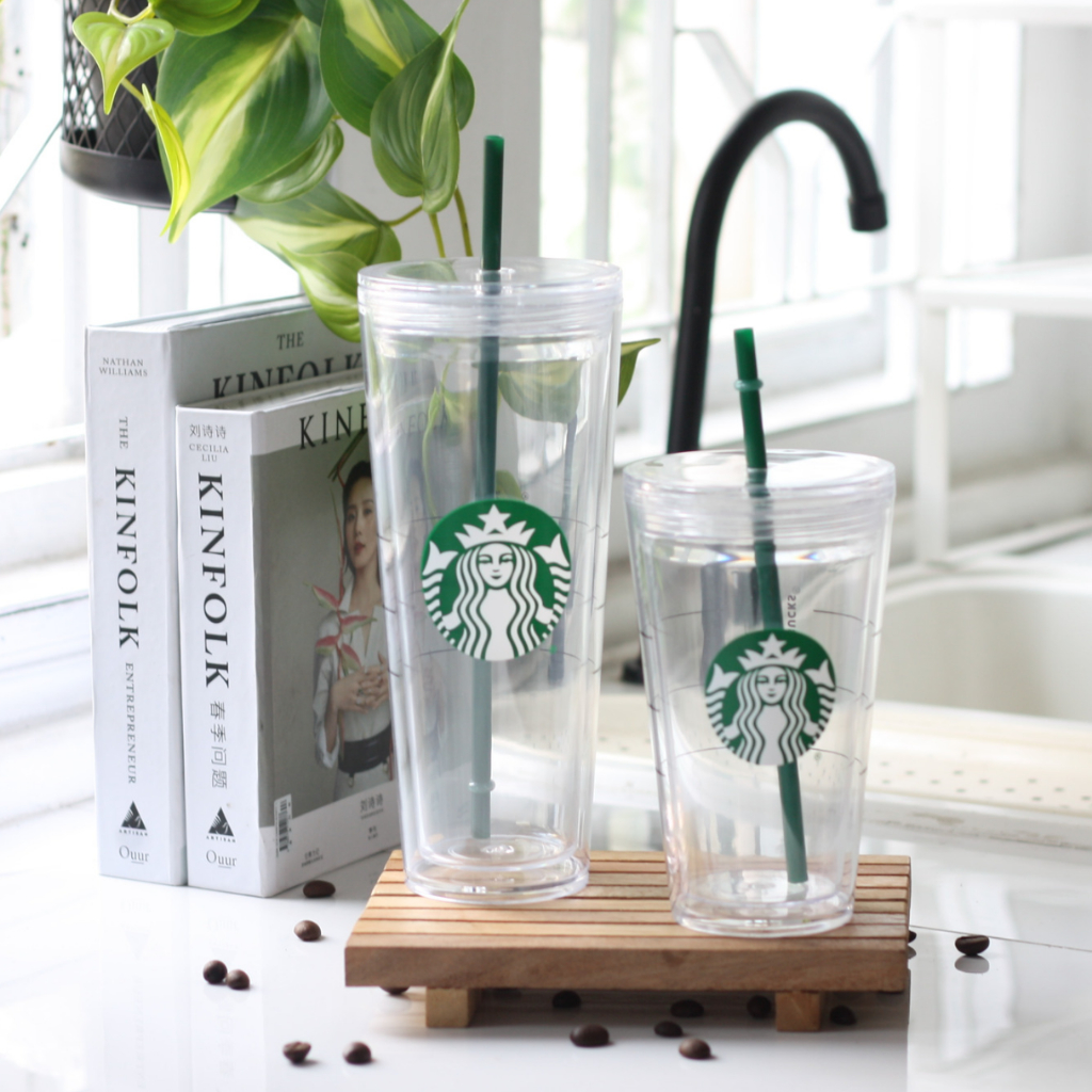 𝐆𝐨𝐨𝐝𝐬𝐂𝐨 Gelas Tumbler Starbucks Botol Minum Transparant  Tumbler Cold Cup Siren cold Tumbler Starbucks Bening