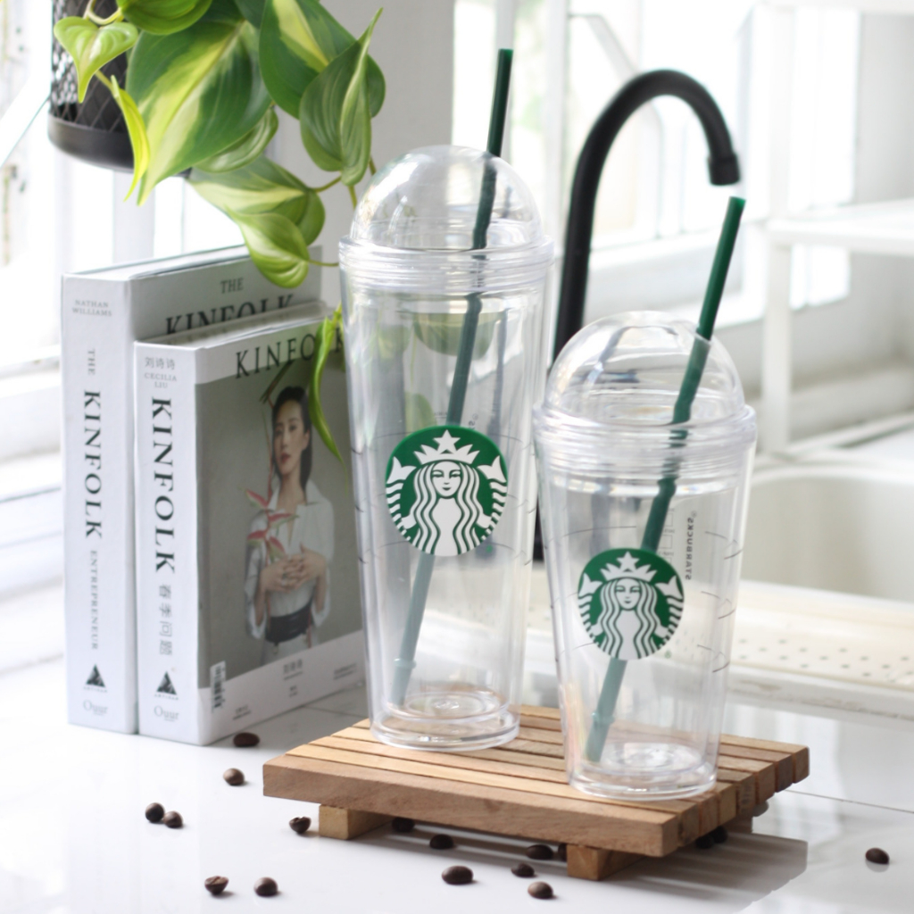 𝐆𝐨𝐨𝐝𝐬𝐂𝐨 Gelas Tumbler Starbucks Botol Minum Transparant  Tumbler Cold Cup Siren cold Tumbler Starbucks Bening