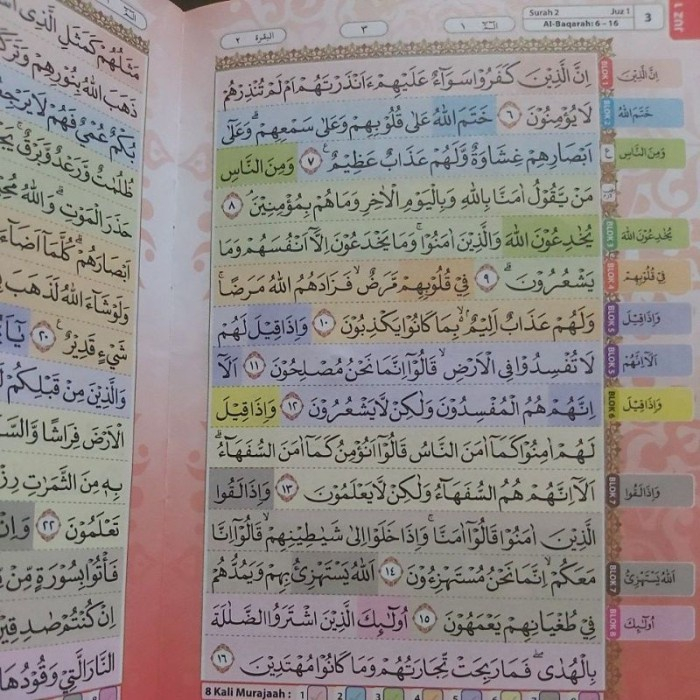 Quran Hafazan Per Juz Tajwid Lengkap A6 Mujaza (jilid 1-30)