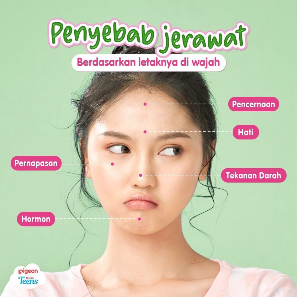 PIGEON Teens Squalane Face Powder Indonesia / Bedak Tabur 12g / Dermatologically Tested Jojoba &amp; Chamomile / For All Skin Types / Natural Berjerawat Berminyak / Cosmetic Makeup Series Anak Remaja Full Set Refill Loose Compact Two Way Cake Foundation Padat