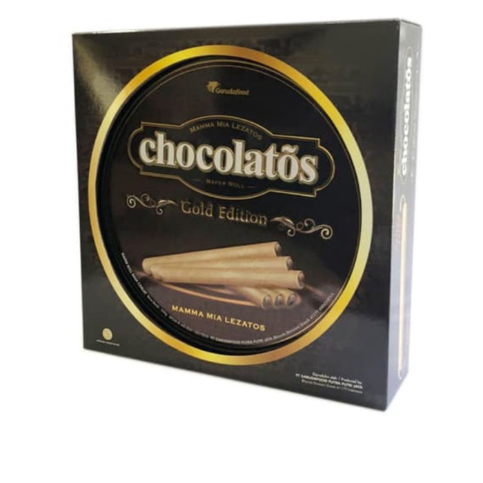 ASTOR WAFER ROLL KALENG GERY CHOCOLATOS 350 GRAM KUE LEBARAN GOLD EDITION