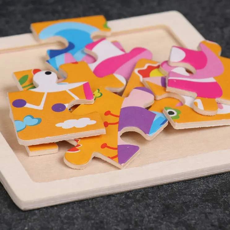 Puzzle kayu mainan edukasi anak Wooden toys Puzzle kayu jigsaw