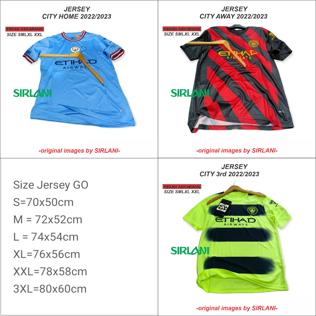JERSEY BOLA CITY HOME AWAY 3rd MUSIM 22/23/JERSEY CITY