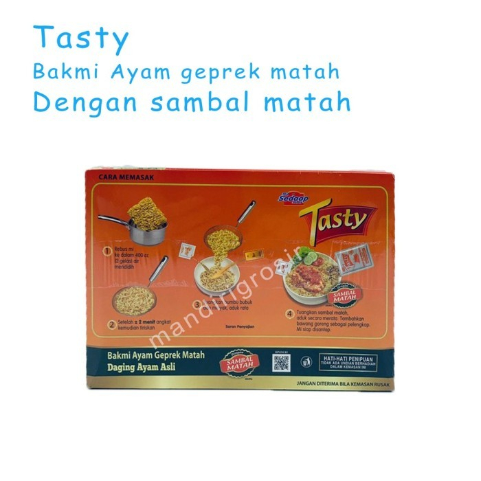 Bakmie Tasty * Ayam Geprek Matah * Mie sedaap * Mie Sambal Matah