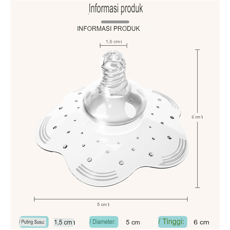 VnM052 | Pelindung Puting Ibu Menyusui / Silicone Nipple Protectors Feeding Mothers Shields