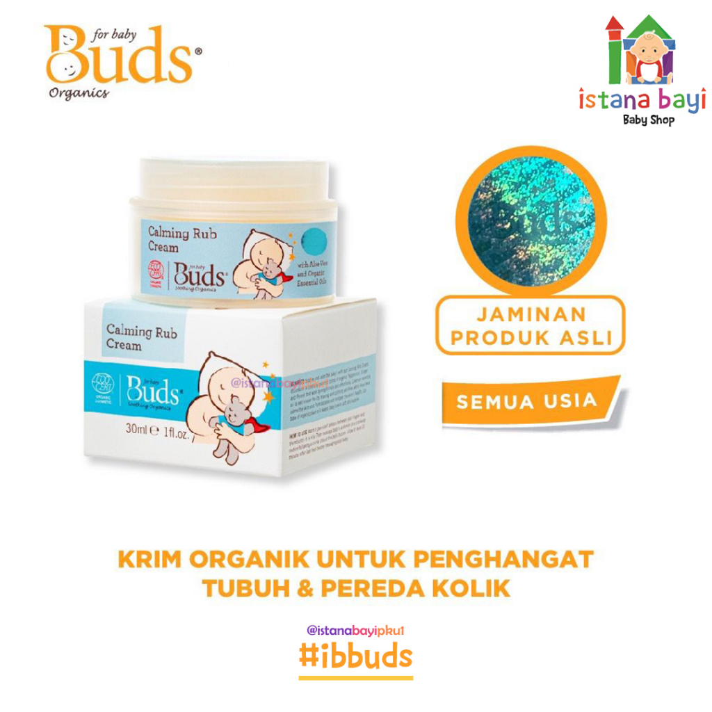 Buds Calming Rub - Balsem bayi/buds baby/Perawatan bayi/baby balsam