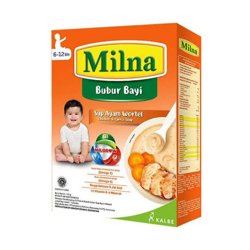 MILNA BUBUR BAYI 6+ DAN 8+ / MPASI 8 BULAN / BUBUR BAYI 8 BULAN / MPASI / 6 BULAN /MILNA SUP JAGUNG / MILNA DAGING KACANG POLONG / MILNA ATI AYAM BROKOLI