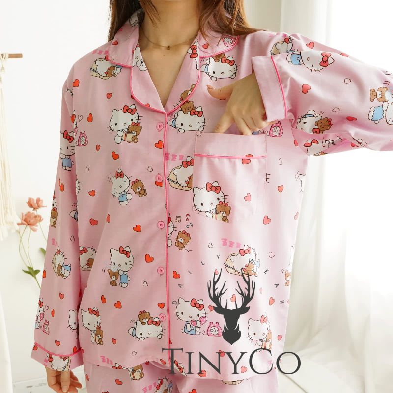 PIYAMA COTTON PREMIUM || HELLO KITTY KAWAI