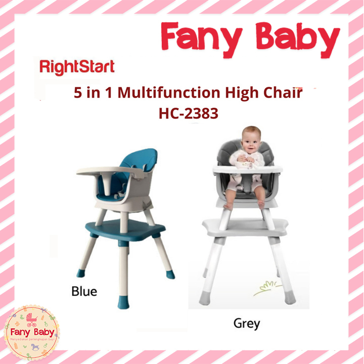 RIGHT START 5 IN 1 MULTIFUNCTION HIGH CHAIR HC 2383