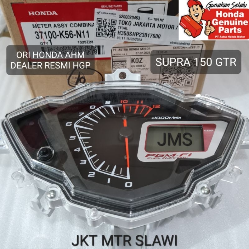 37100-K56-N11 Speedometer assy atau meter assy supra new supra 150 gtr ori  AHM