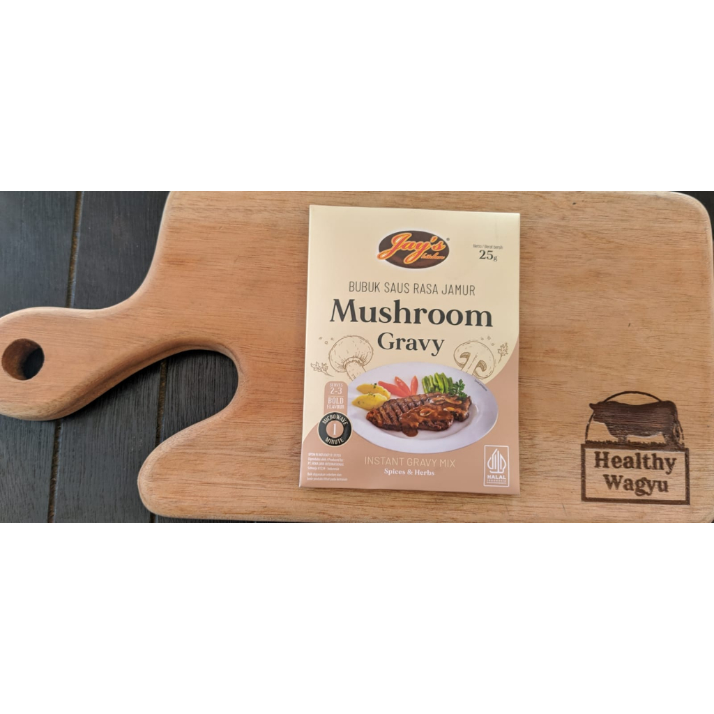 

MUSHROOM GRAVY - 25GR - SAUS STEAK -SAUS MUSHROOM Healthy Wagyu