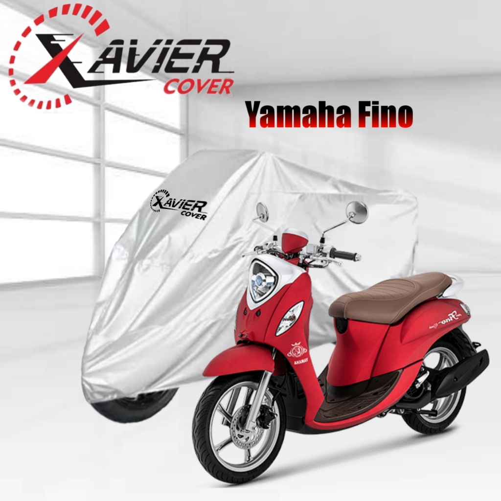 Cover / Sarung Motor Yamaha Fino Cover Motor SILVER Waterproof