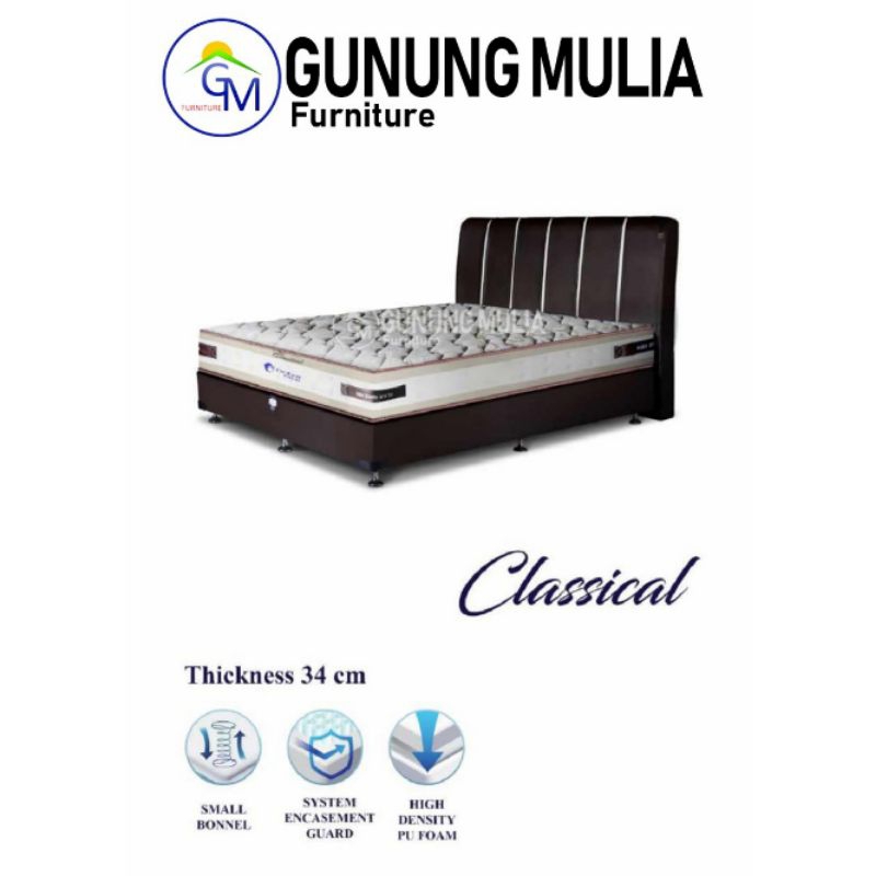 Springbed Ocean (Matrass) Classical 32cm 100/120/160/180/200