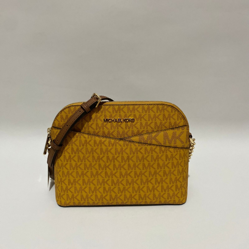 Michael kors jet set travel medium dome marigold multi
