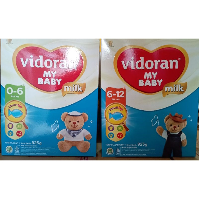 Vidoran 0-6 Bulan & 6-12 Bulan Ukuran 925gr