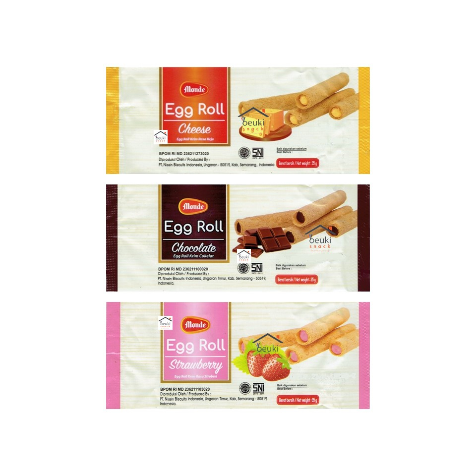 

Egg Roll Monde Sachet Berbagai Varian Pilih Rasa