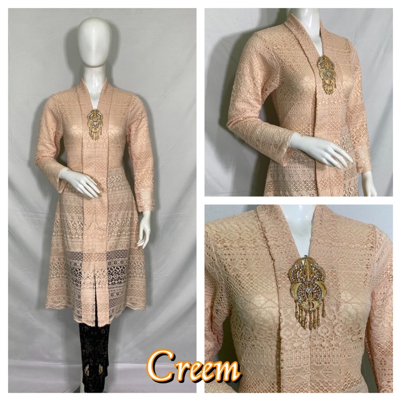 KEBAYA MODERN KARTINI PANJANG KEBAYA TUNIK/wisuda/seragaman/kondangan/