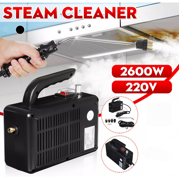 Alat Uap Pembersih Steam Cleaner High Temperature 2600W - STQX-03B - Black