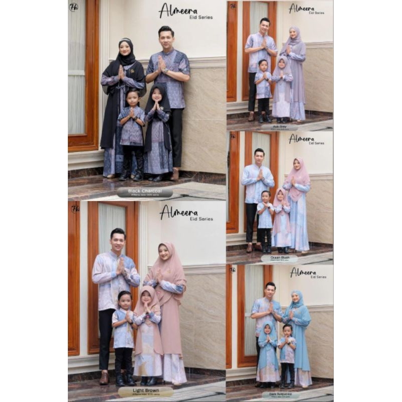 READY Gamis Lebaran Almeeera Family Eid Series By Hasna_hijabku