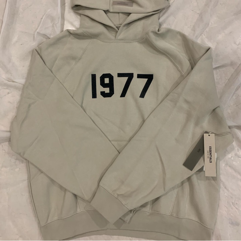 Fear of God Essentials 1977 Hoodie Beige Size M