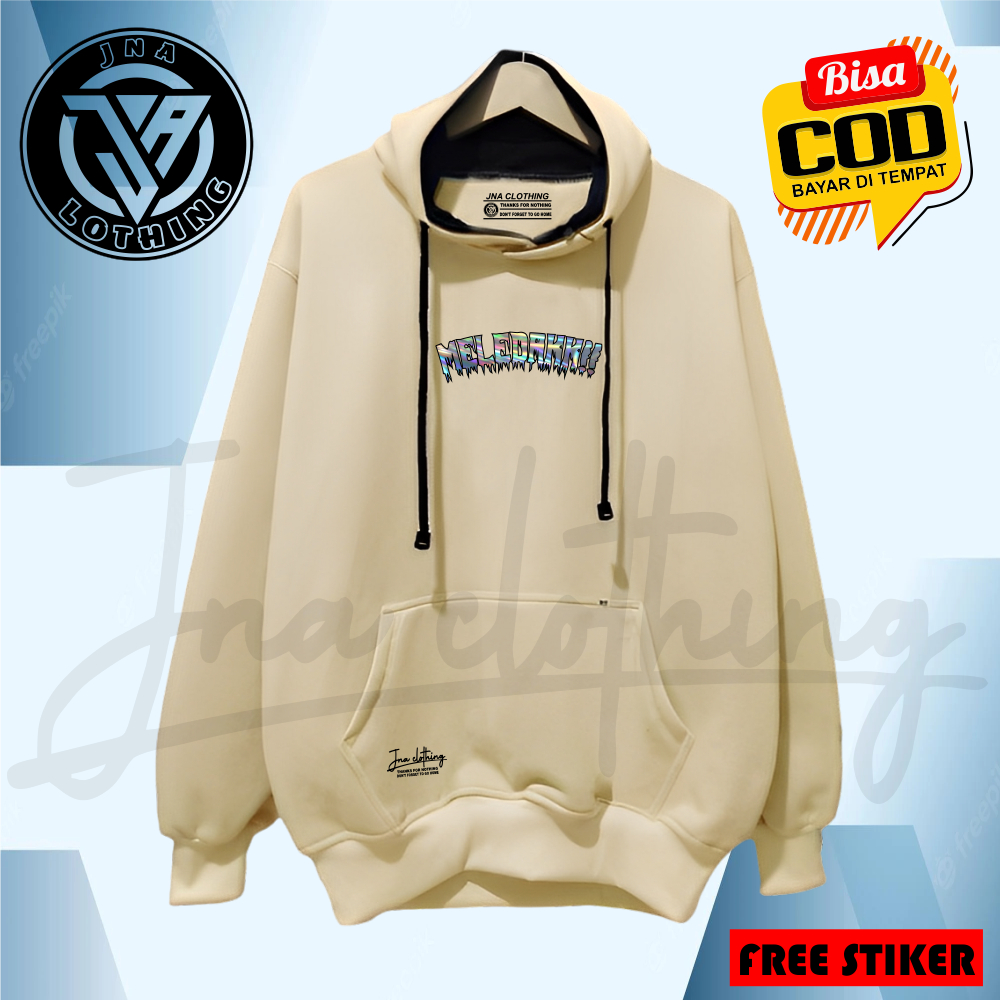 Sweater Hoodie Pria Original Brand Local JNA CLOTHING Jaket Hudie Cowok Terbaru 2023 Suiter Laki Viral Sweatshirt Keren Kinian