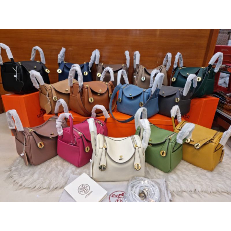 tas Herme Lindy ukuran 26 kualitas semi mirror