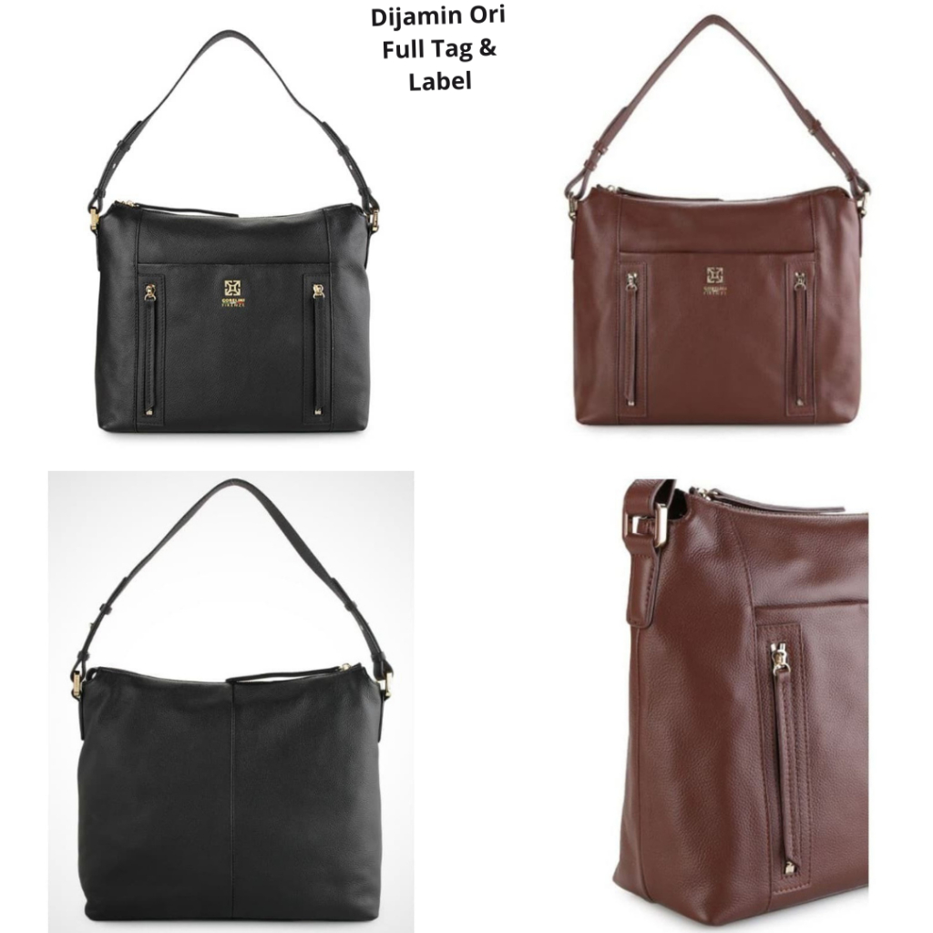 Gobelini Takami Shoulder Brown/Tas Kerja Wanita/Tas Kulit Original