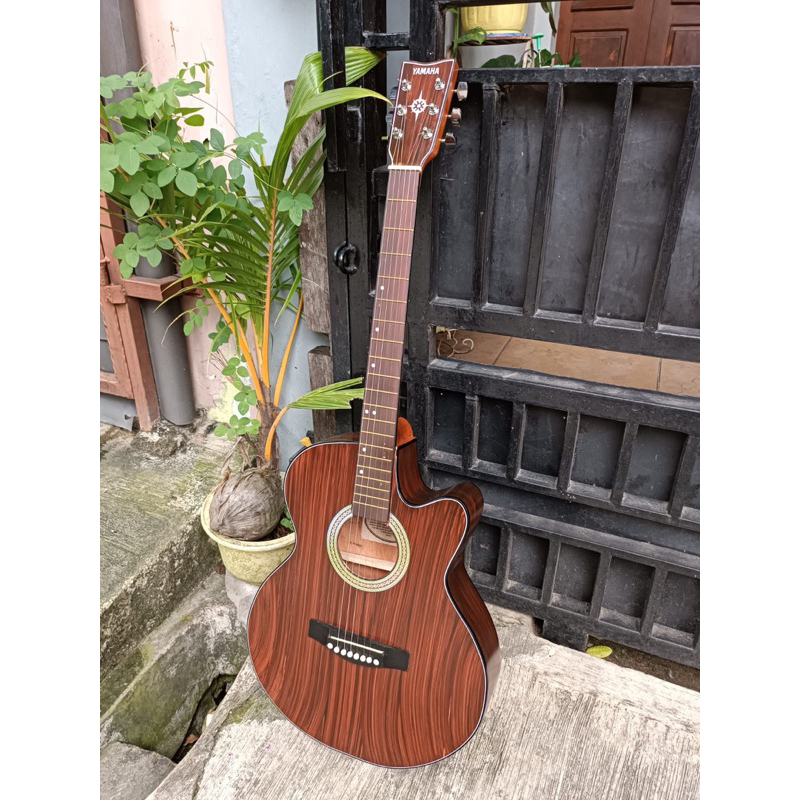 Gitar Akustik String Yamaha Fg 225 Coklat pemula