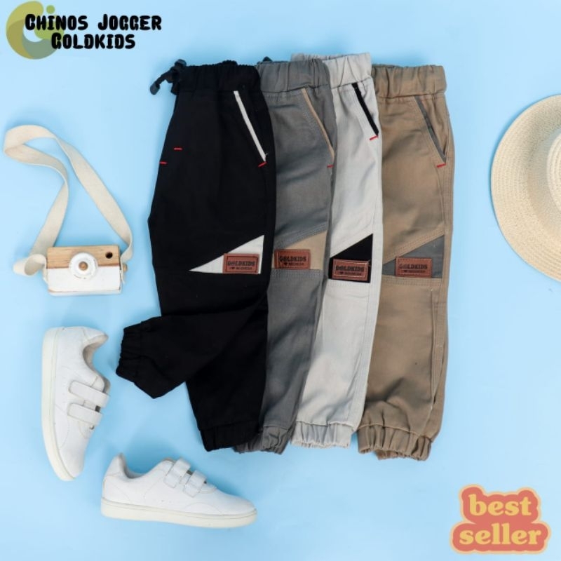 Celana Anak JOGGER by GOLDKIDS SERI 20 22 24 Celana Chinos Jogger PREMIUM Celana Anak Unisex