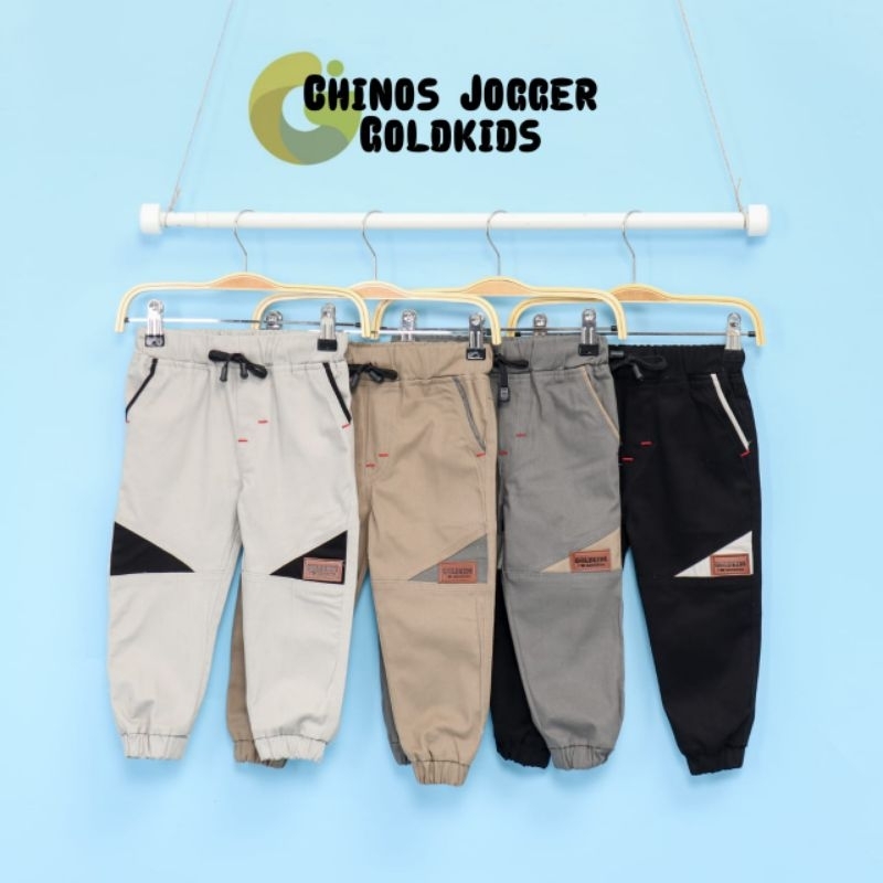 Celana Anak JOGGER by GOLDKIDS SERI 20 22 24 Celana Chinos Jogger PREMIUM Celana Anak Unisex