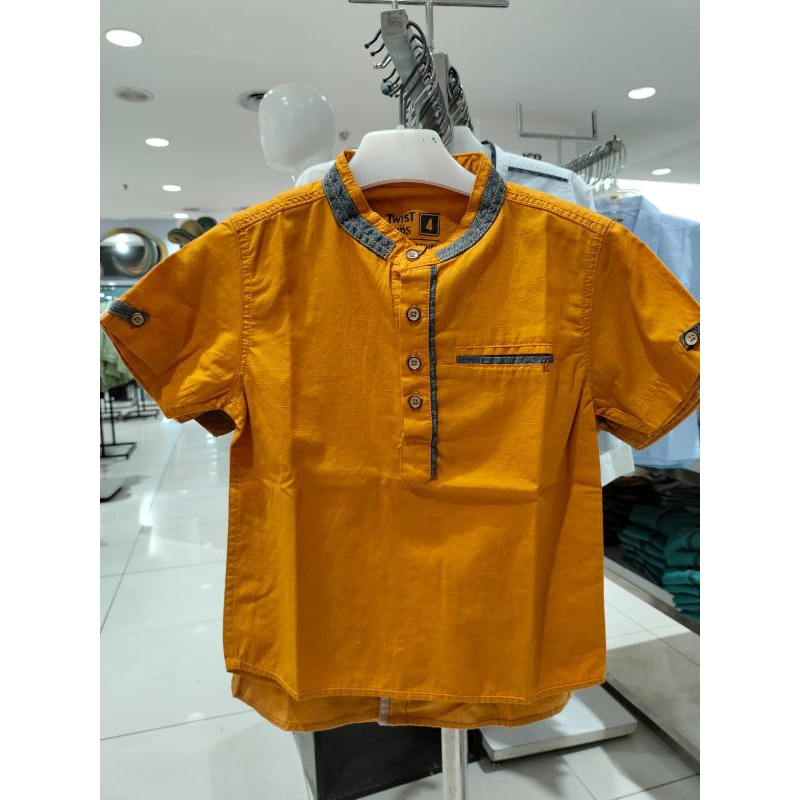 Twist kids original Baju koko lengan pendek(4-14th)