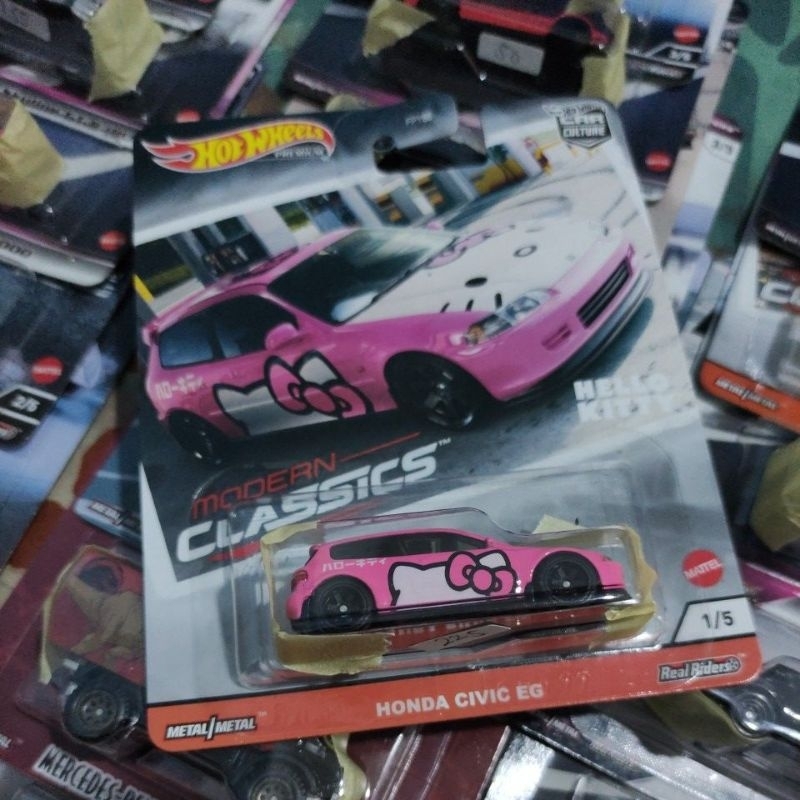 hotwheels honda civic eg hello kitty