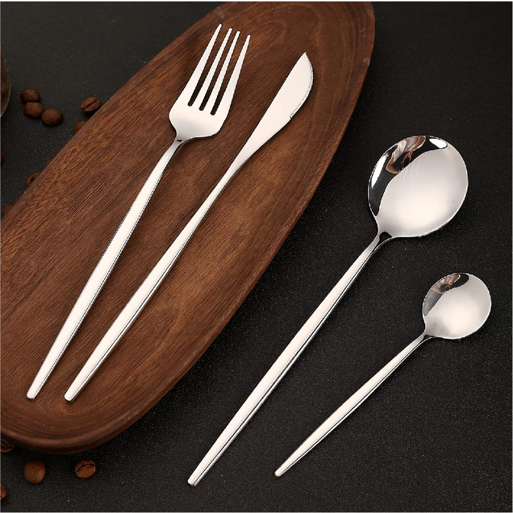 Set Alat Makan Sendok Garpu Pisau Cutlery Western Style 24 PCS - C24