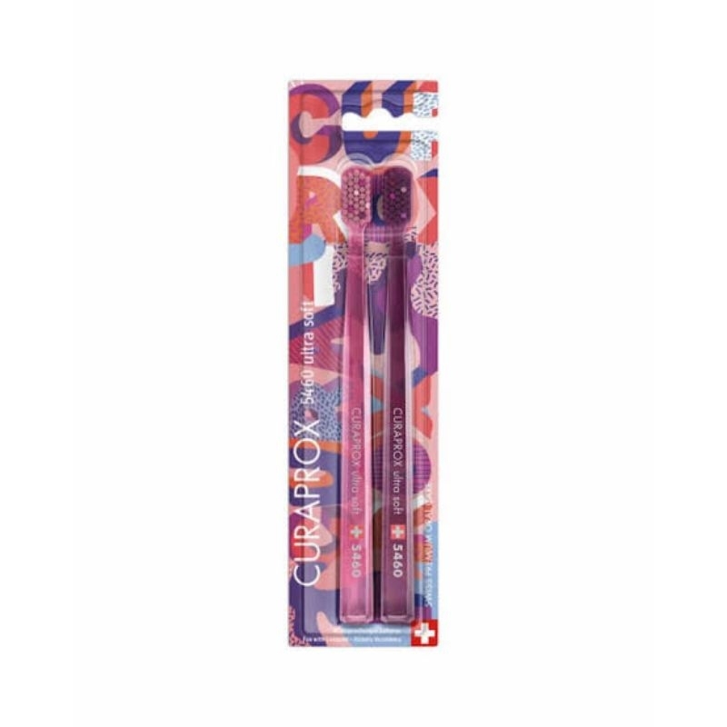 Sikat Gigi CURAPROX CS 5460 Ultra Soft Toothbrush DUO FUN EDITION Limited