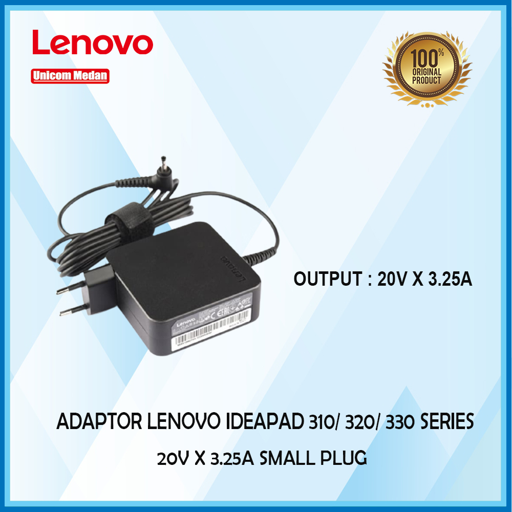 ADAPTOR CHARGER LENOVO IDEAPAD 310/320/330 20V X 3.25A