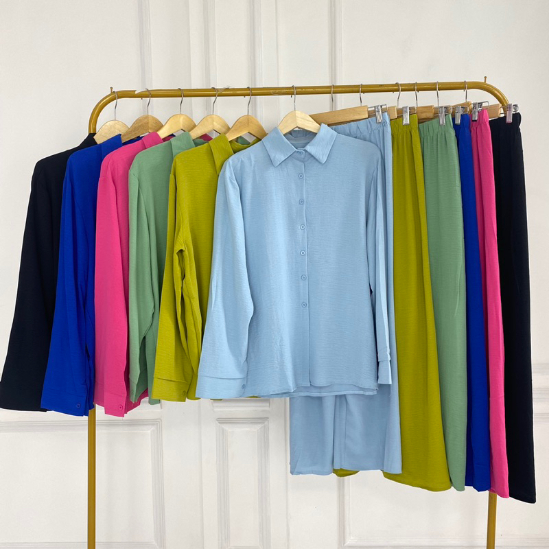 One Set Crinckle Wanita Import Bangkok