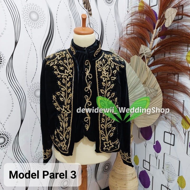 Beskap Pengantin / Beskap Bludru Payet - Model Parel 3