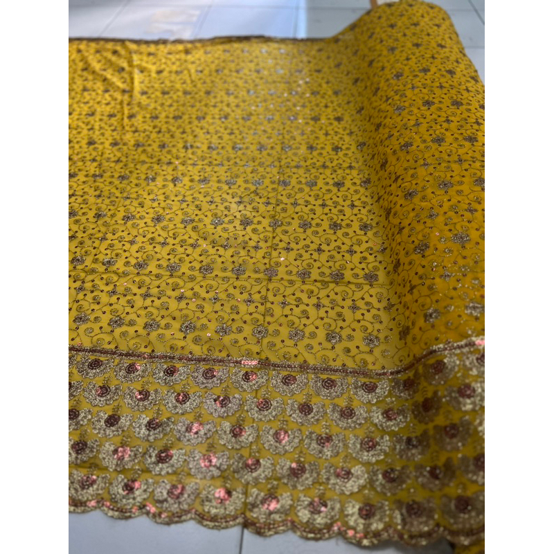 kain Sari India / bahan Sari India TERBARU