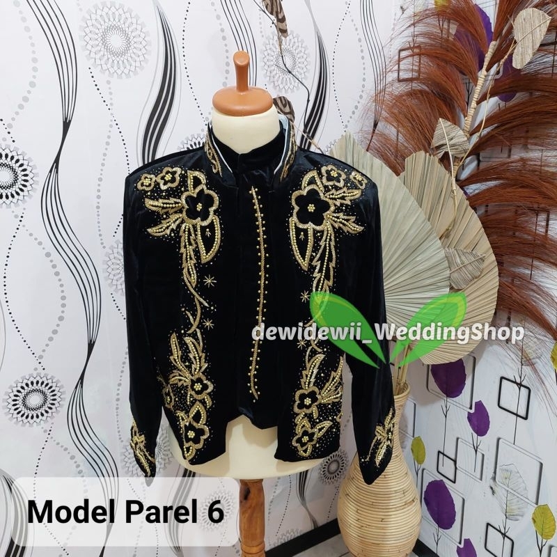 Beskap Pengantin / Beskap Bludru Payet - Model Parel 6