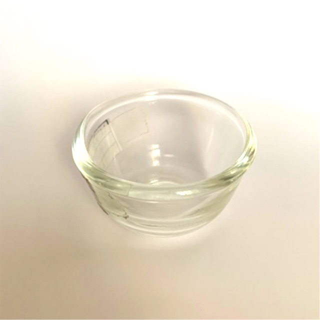 Wadah Peel / Mangkok Cairan Salon Klinik Kaca Bening