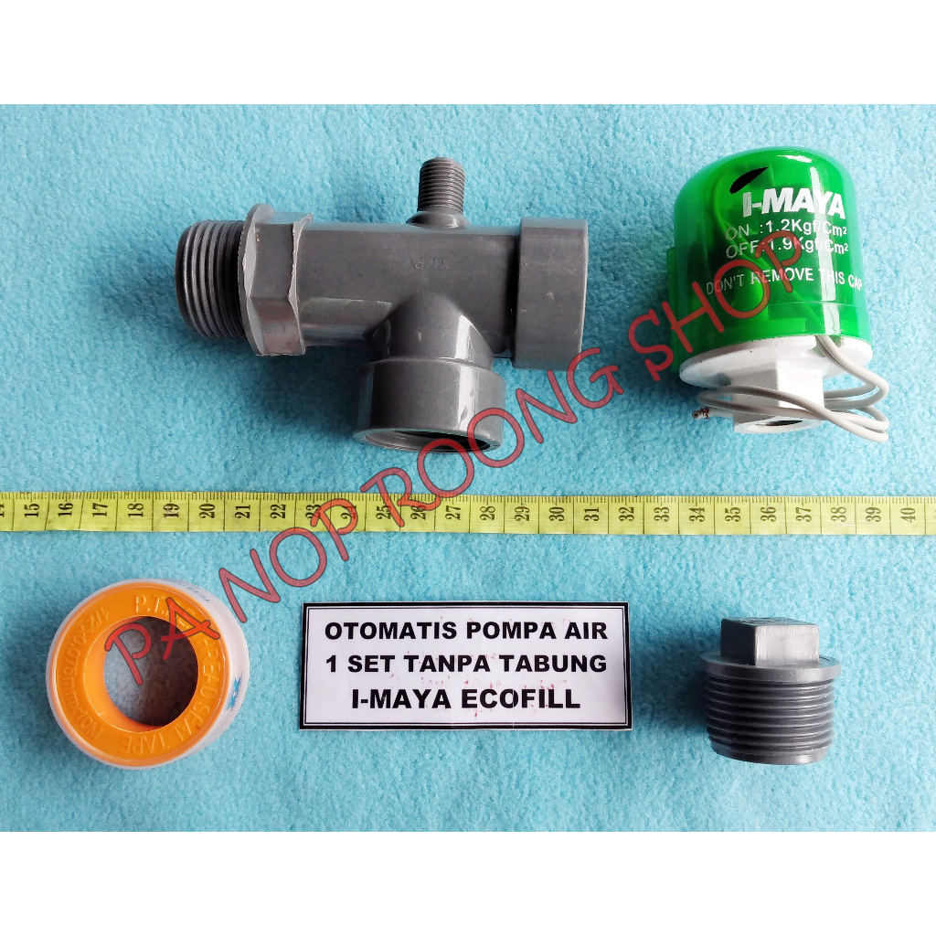 OTOMATIS POMPA AIR 1 SET TANPA TABUNG I-MAYA ECOFILL