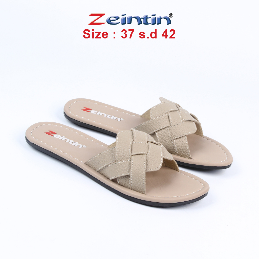 Zeintin - Sandal Wanita Zeintin Sendal wanita Teplek Wanita  Bahan Kulit Sintetis Zeintin Origianal KK